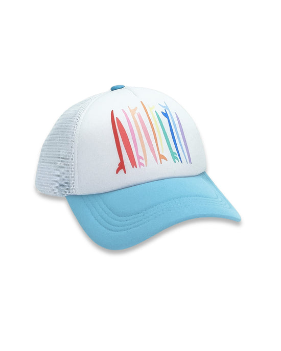 Rainbow Surf Trucker Hat