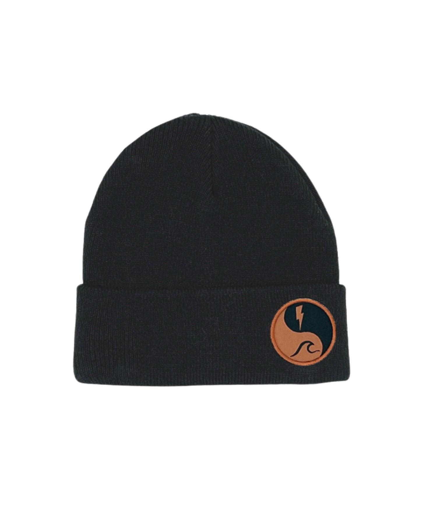 Load image into Gallery viewer, Black F4A beanie with patch
