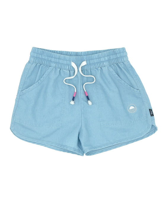 Load image into Gallery viewer, Daisy Chambray Shorts
