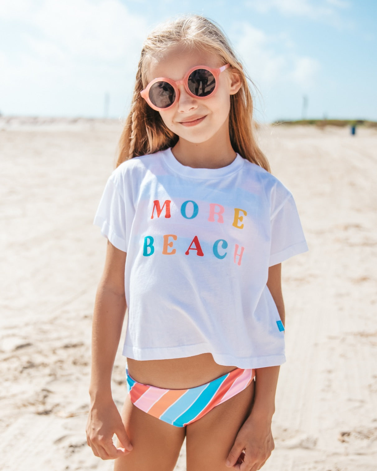 Load image into Gallery viewer, MORE BEACH CROP TEE
