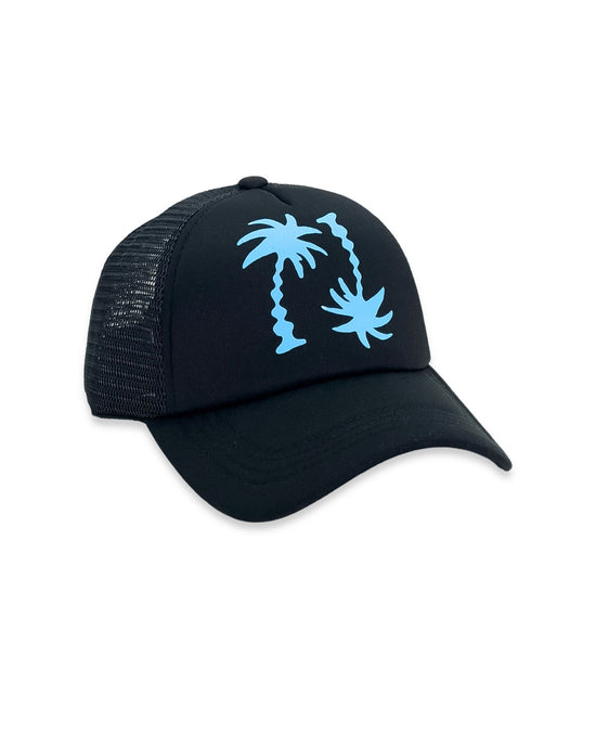 Load image into Gallery viewer, Wavy Palm Trucker Hat
