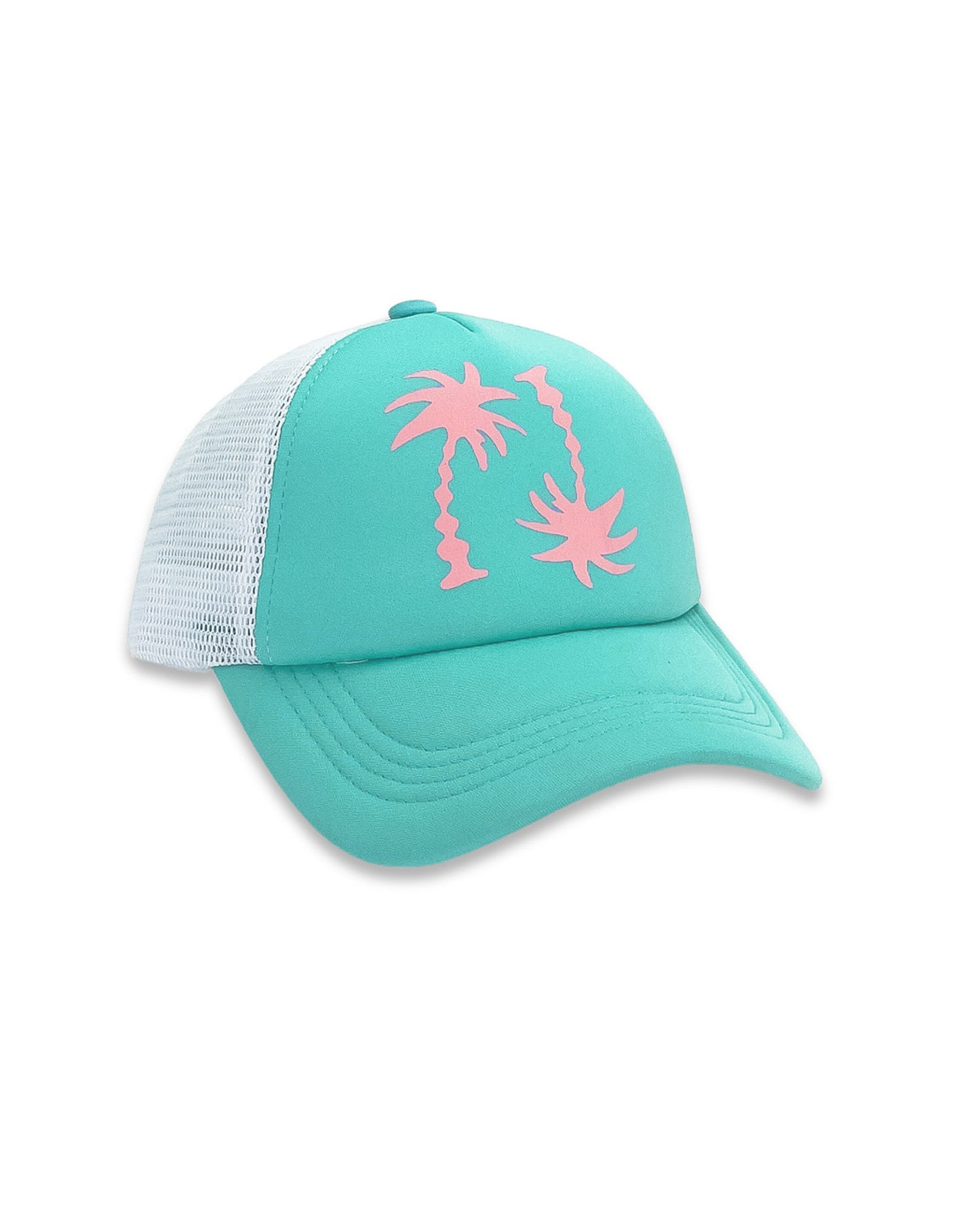 Load image into Gallery viewer, Wavy Palm Trucker Hat
