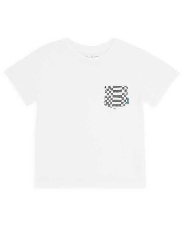 High Tide Pocket Tee - White - Feather 4 Arrow