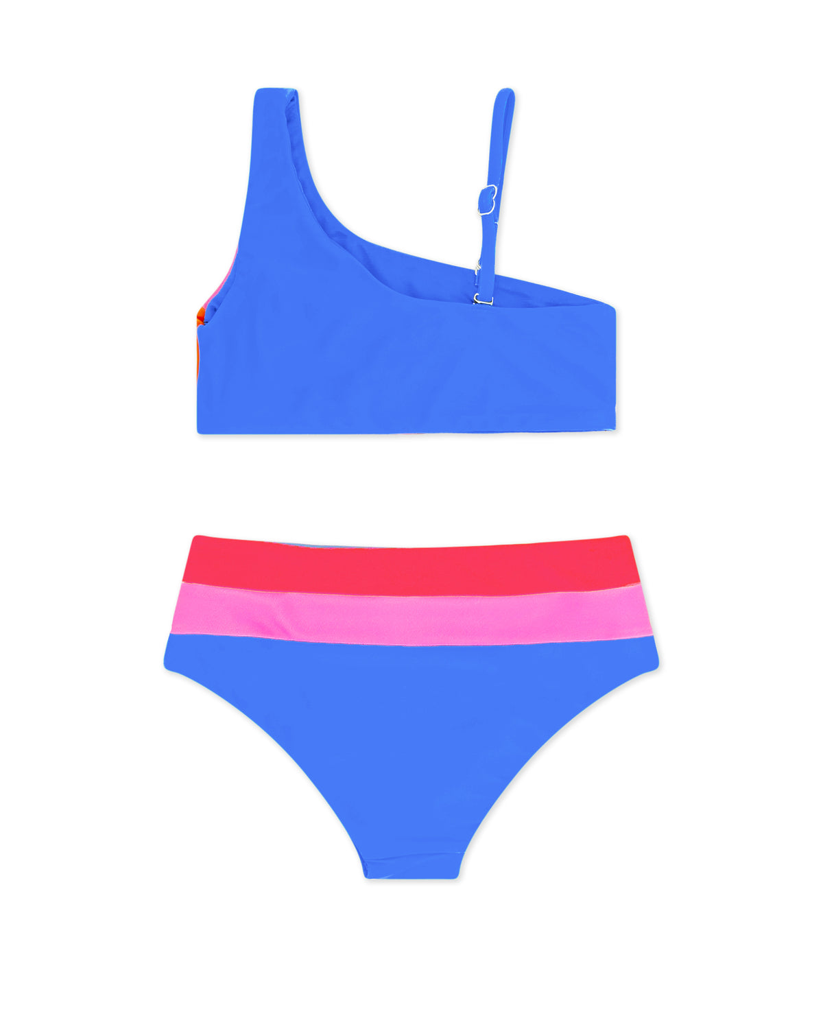 Colorblock Arrow Girl's Rays 4 Days Bikini - Marina Blue Colorblock – Feather 4 Arrow
