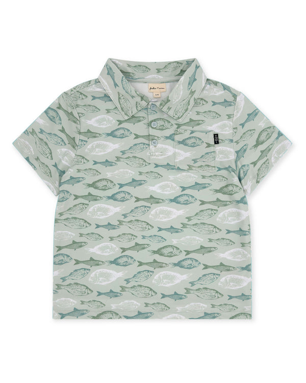 Feel Good Tech Polo - Fresh Catch - Feather 4 Arrow