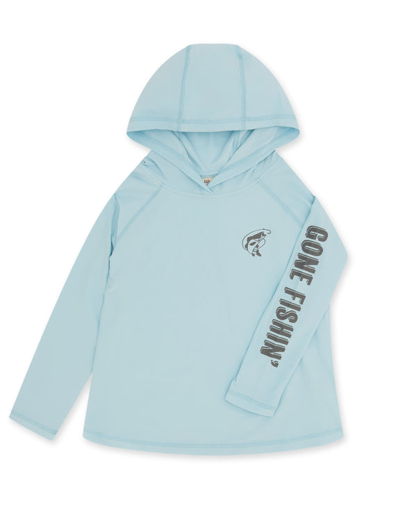 Reel Deal Tech Hoody - Crystal Blue - Feather 4 Arrow
