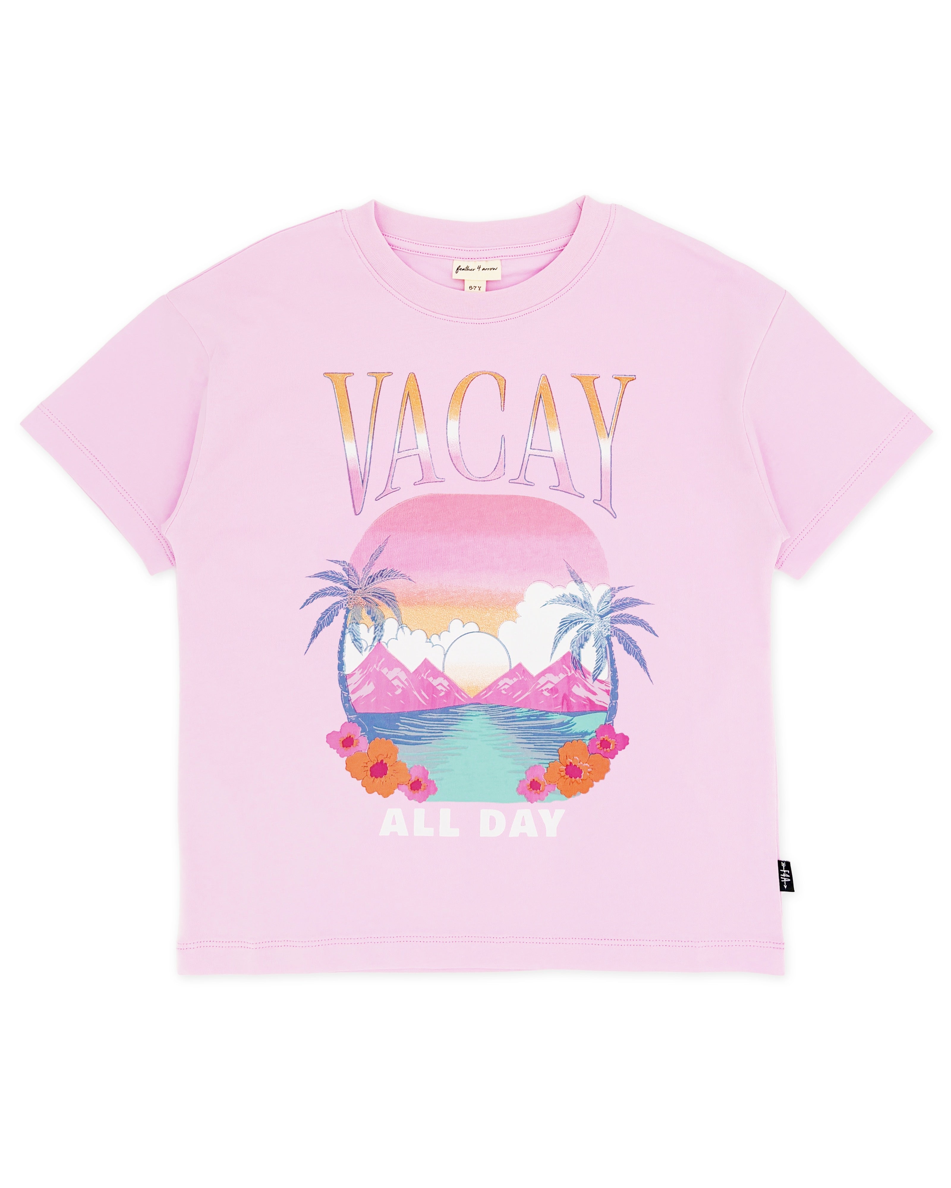 Oversized Tee - Vacay – Feather 4 Arrow