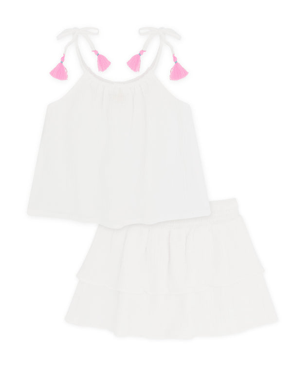 Cha Cha Cha Set - White - Feather 4 Arrow