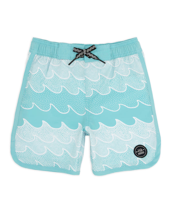 Scallop Boardshort - Cosmic Waves - Feather 4 Arrow