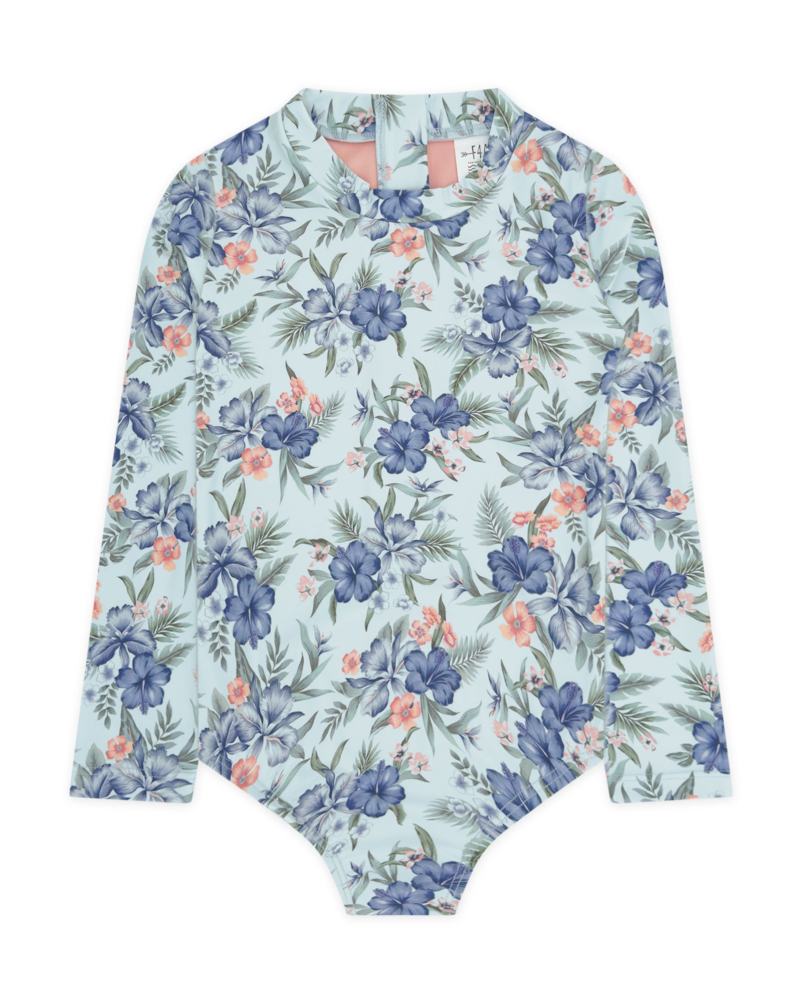Girl's Wave Chaser One-Piece Rashguard - Paradise – Feather 4 Arrow