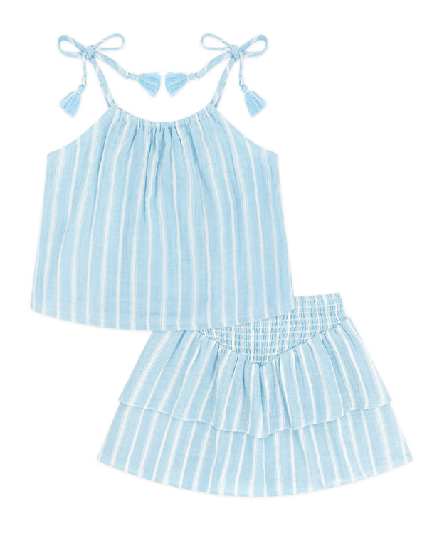 Cha Cha Cha Set - Coastal Stripe - Feather 4 Arrow
