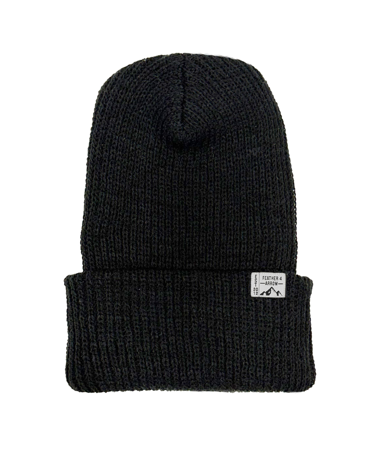 Canyon Knit Beanie - Black - Feather 4 Arrow