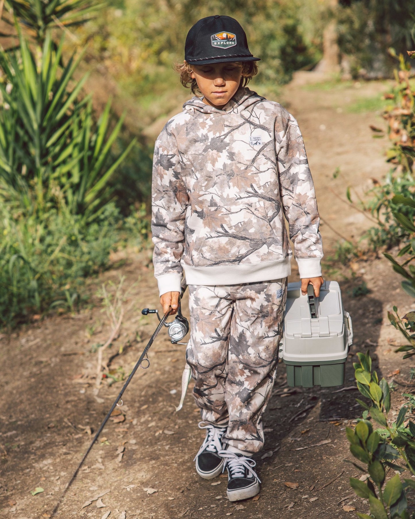 Bowie Camo Jogger - Camo Fleece - Feather 4 Arrow