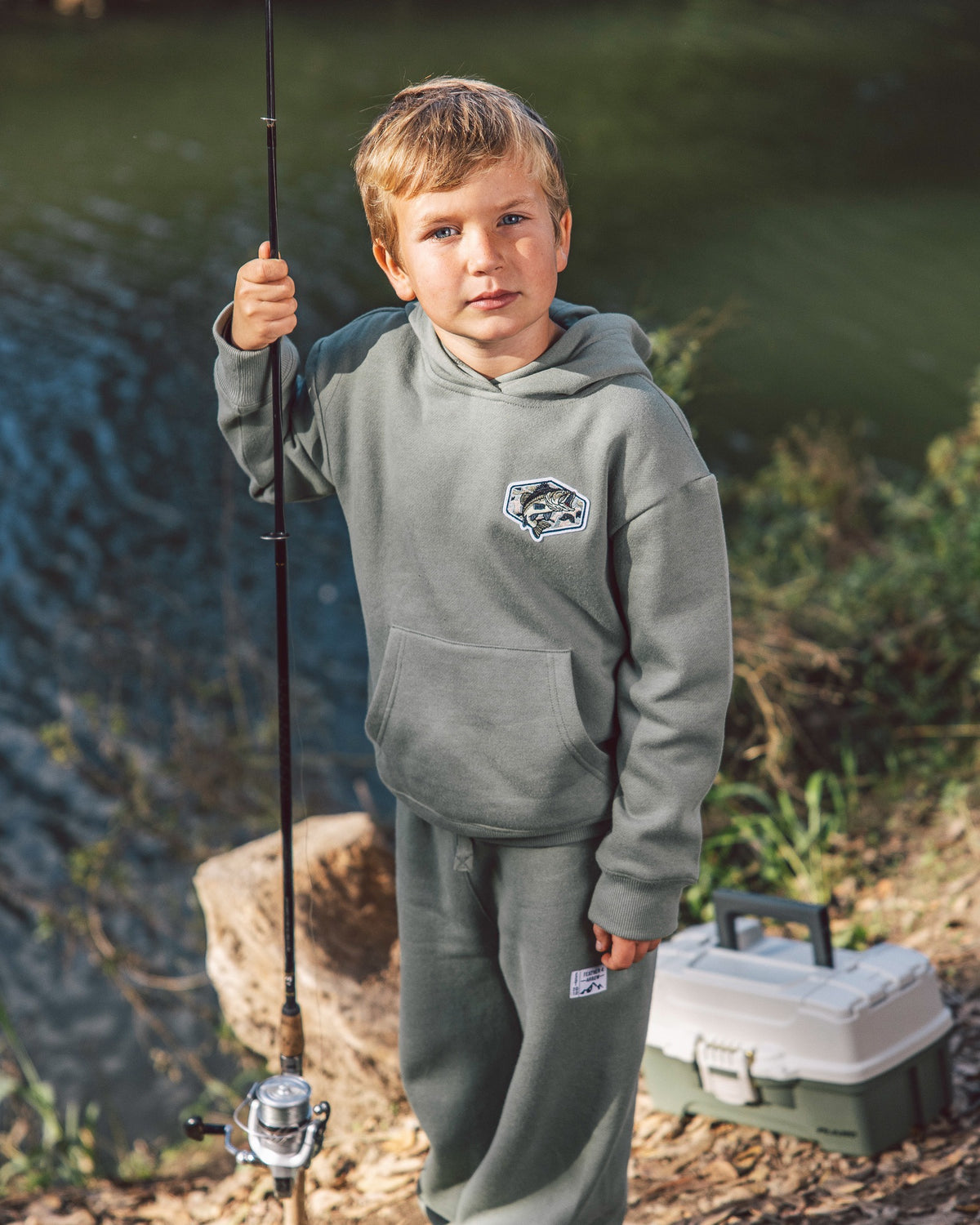 Wyatt Jogger - Sage Fleece - Feather 4 Arrow