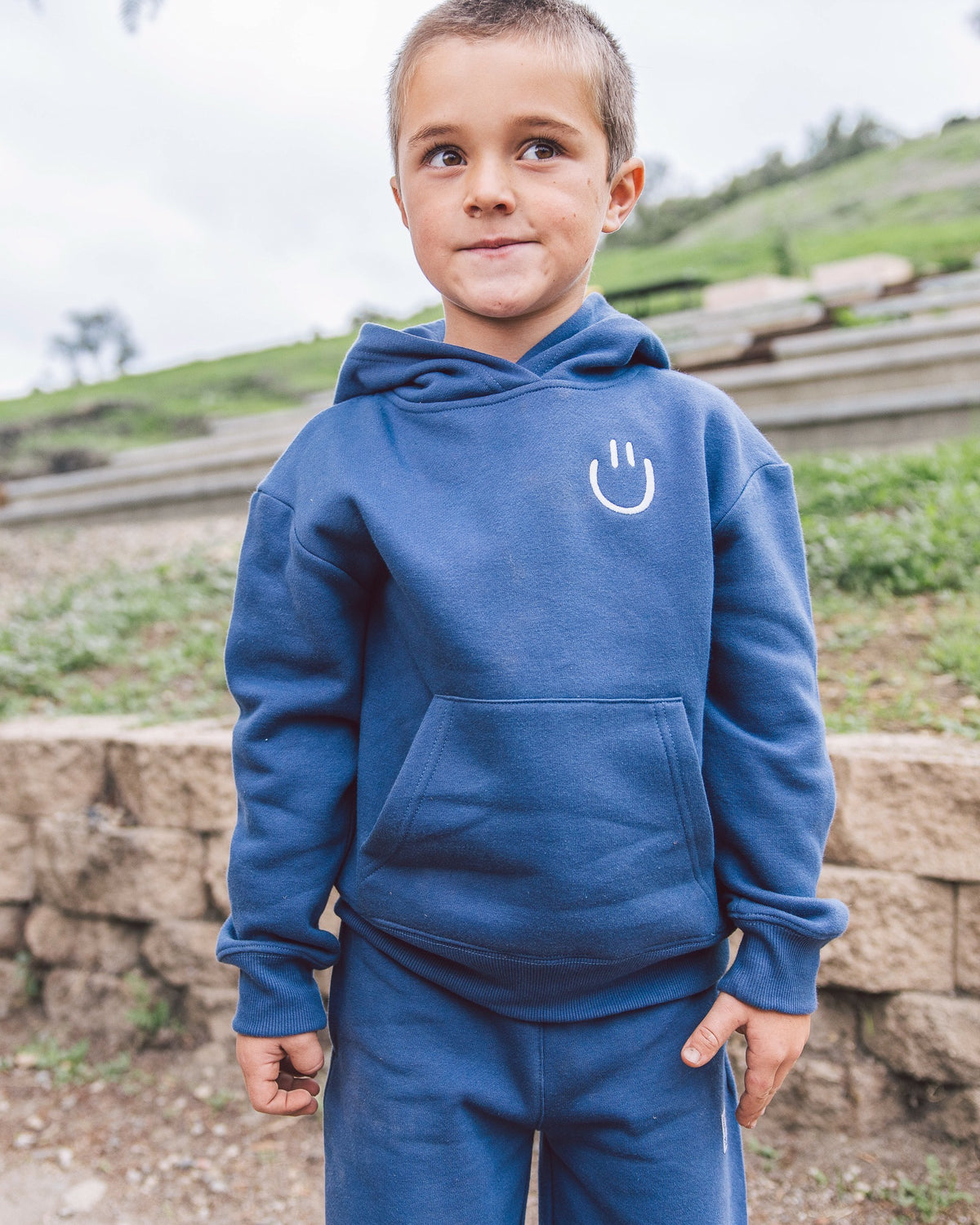 Hadley Peace Hoody - Crown Blue Fleece - Feather 4 Arrow