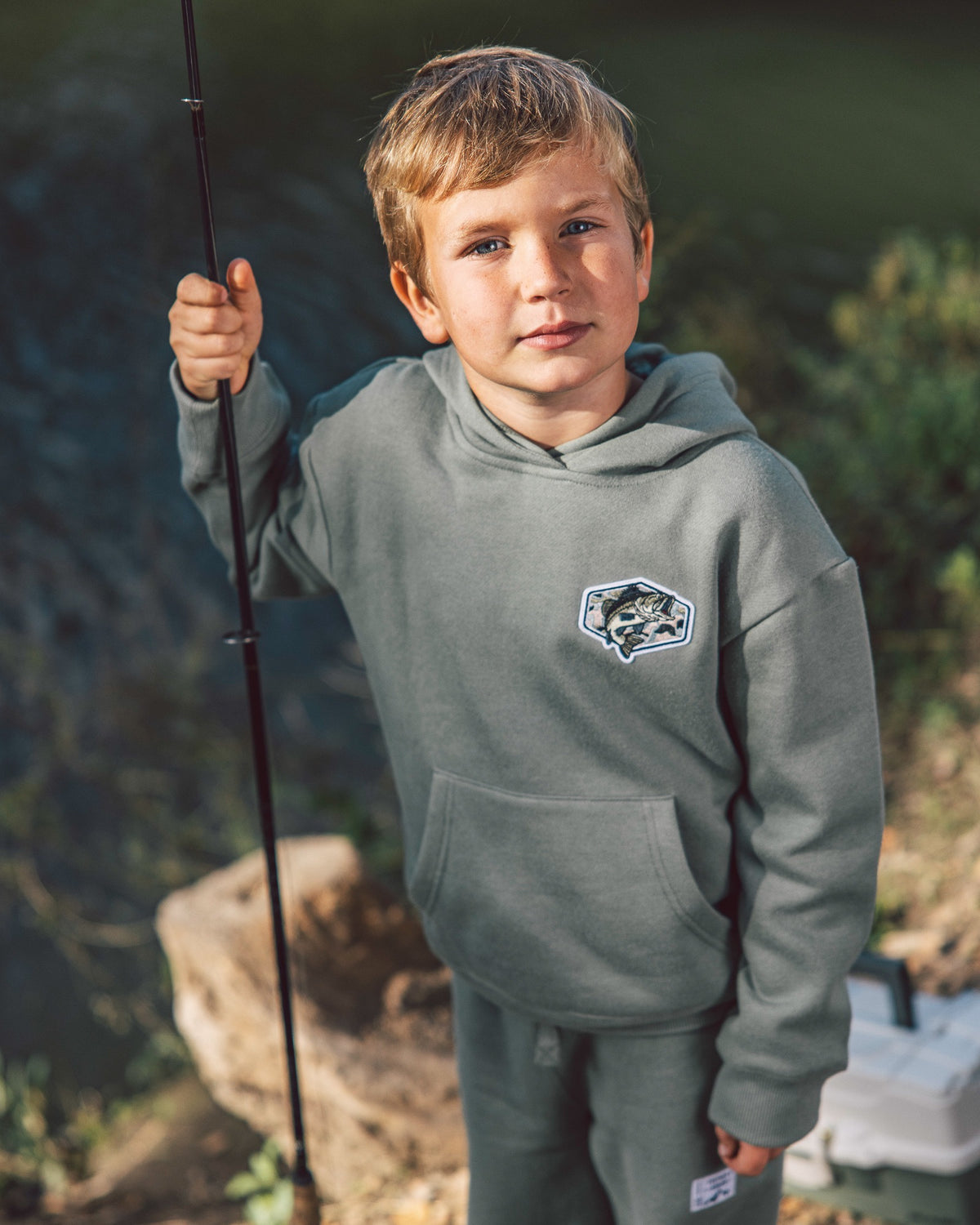 Hadley Fish Hoody - Sage Fleece - Feather 4 Arrow