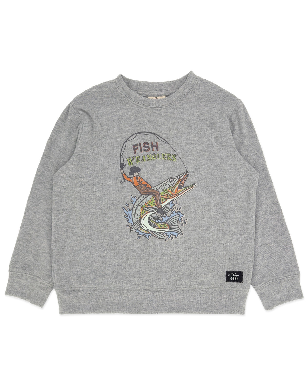 Fish Wrangler Hacci Pullover - Sage - Feather 4 Arrow