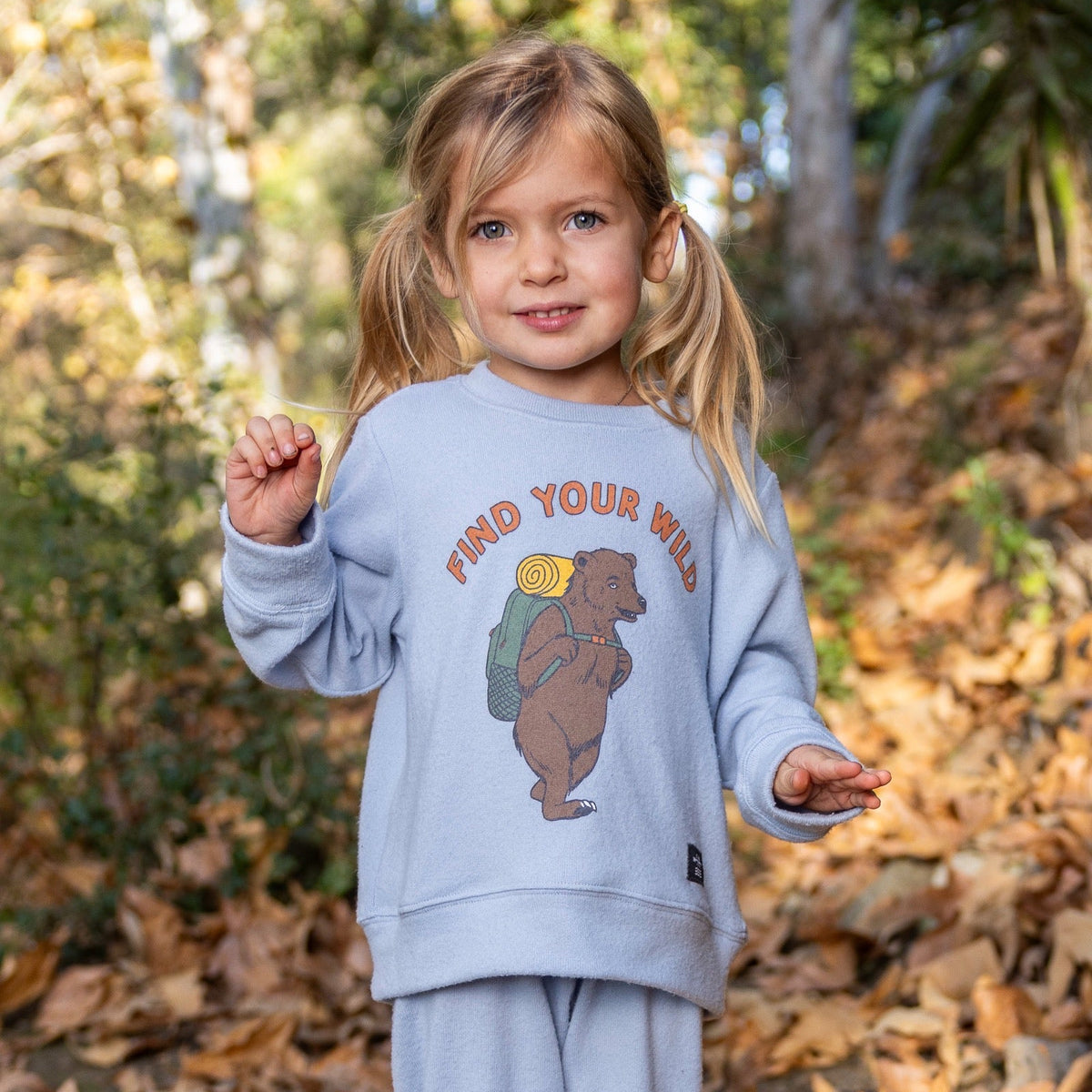 Find Your Wild Hacci Pullover - Celestial Blue - Feather 4 Arrow