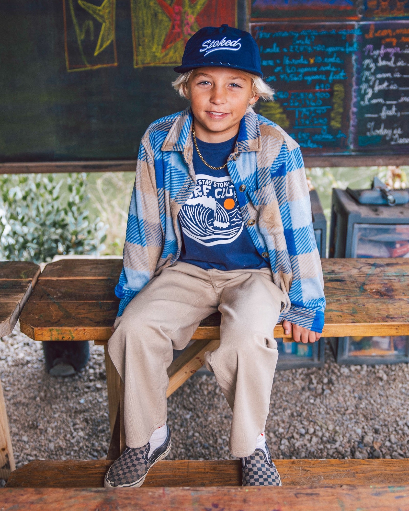 Boy's Vintage Tee - Fishing Adventure