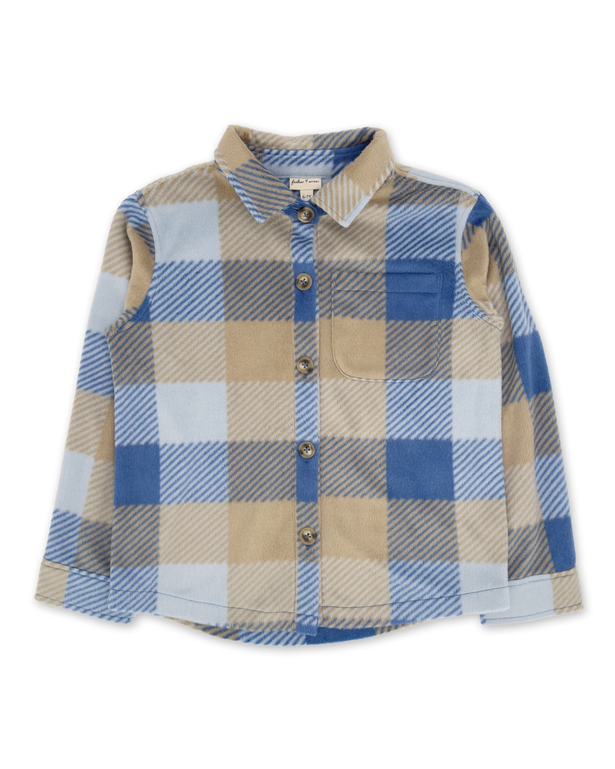 Alpine Cozy Shirt - Crown Blue Fleece - Feather 4 Arrow