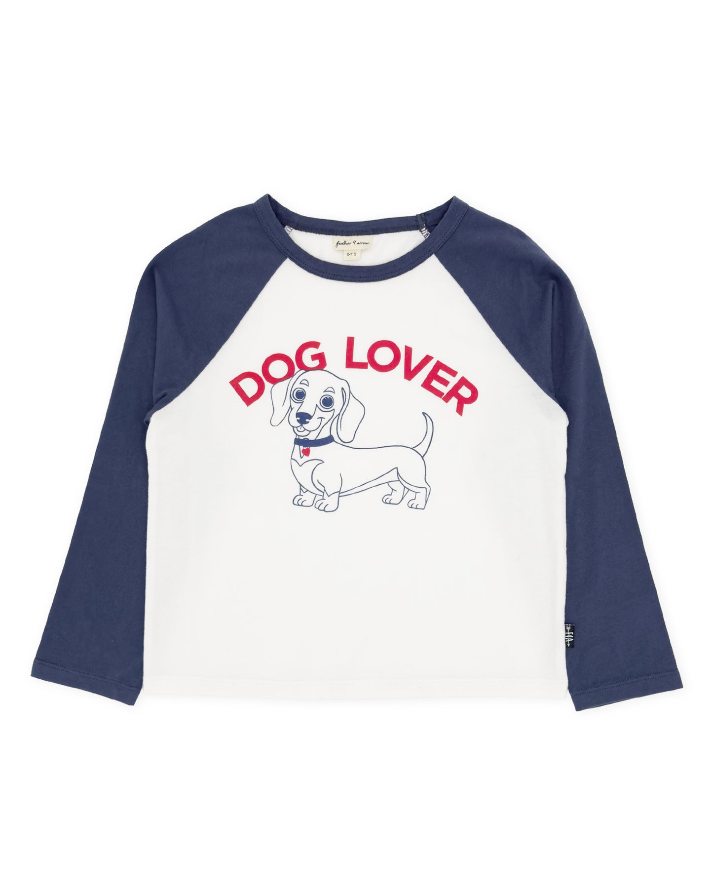 Aura Lover Raglan Tee - Crown Blue - Feather 4 Arrow