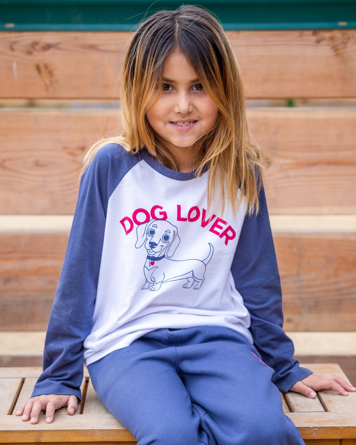 Aura Lover Raglan Tee - Crown Blue - Feather 4 Arrow