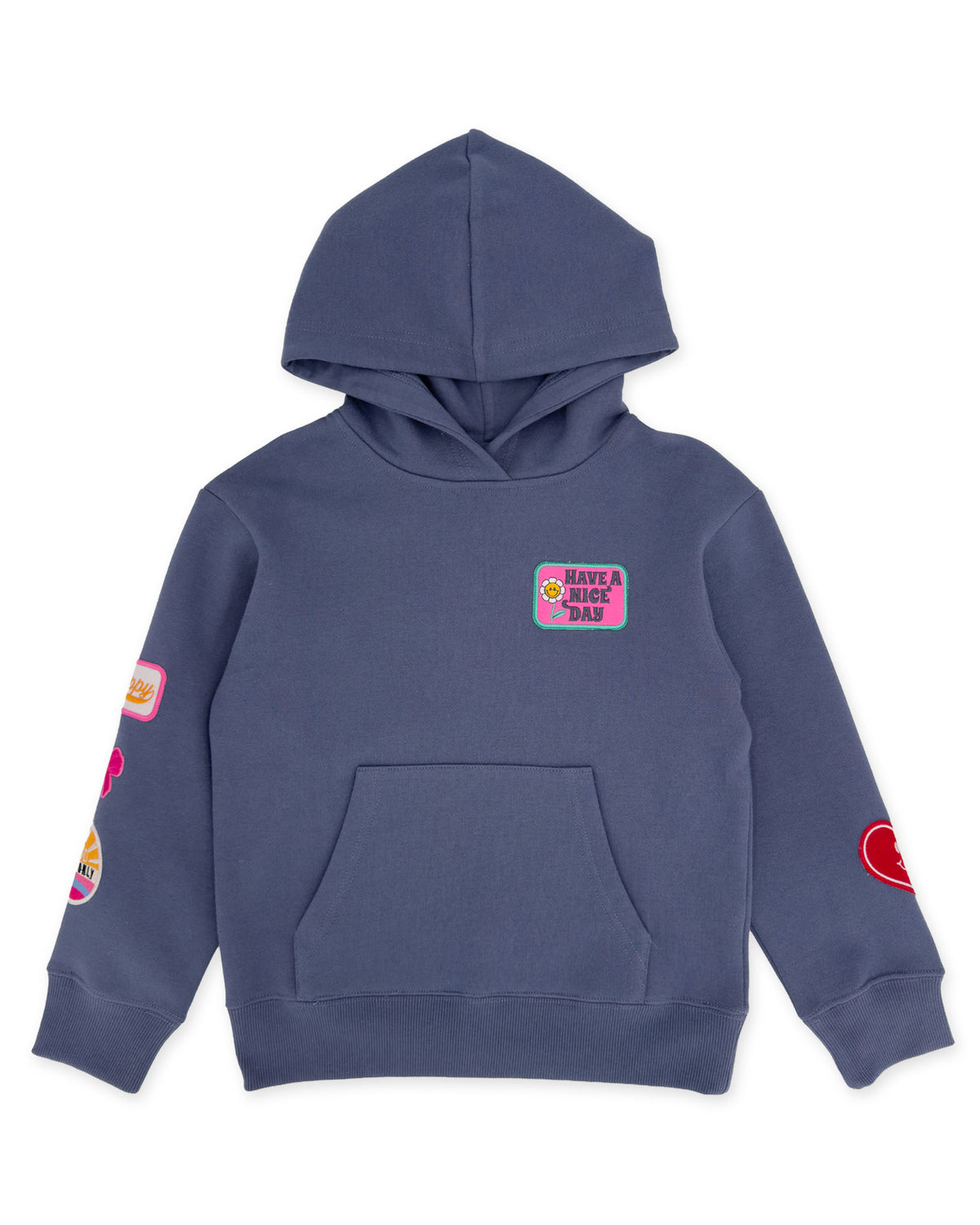 Hadley Patch Hoody - Crown Blue Fleece - Feather 4 Arrow