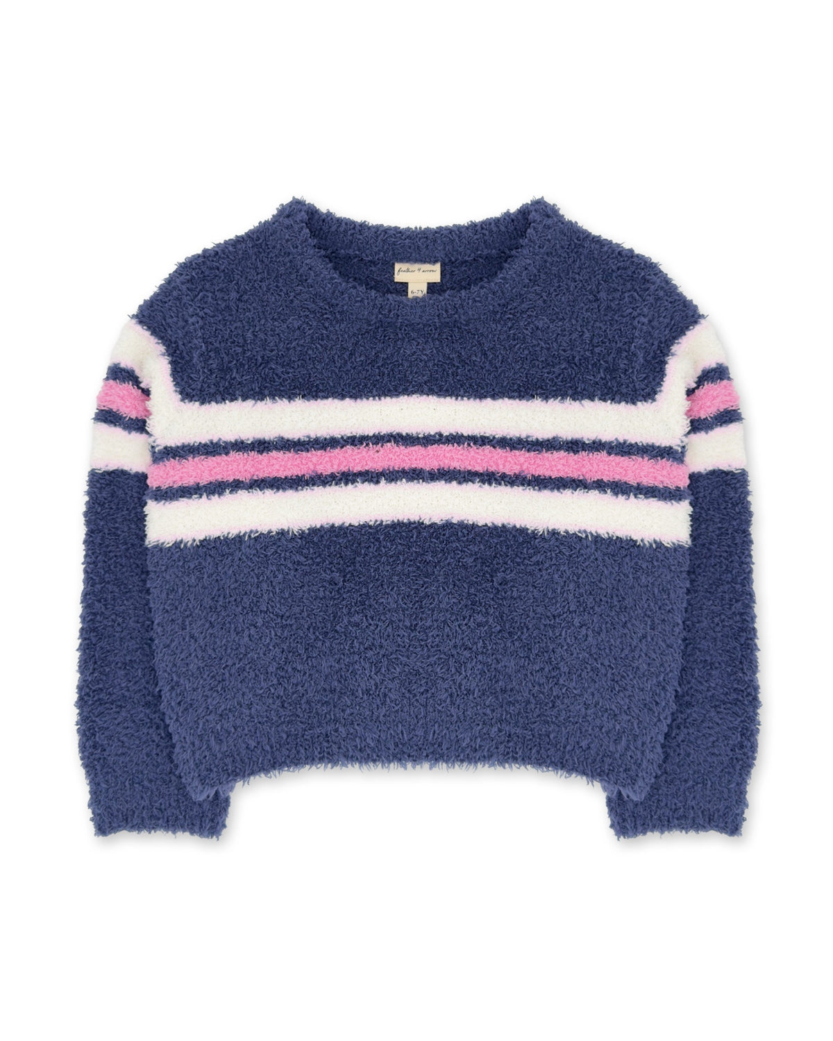 Dreamer Stripe Sweater - Crown Blue Plush - Feather 4 Arrow
