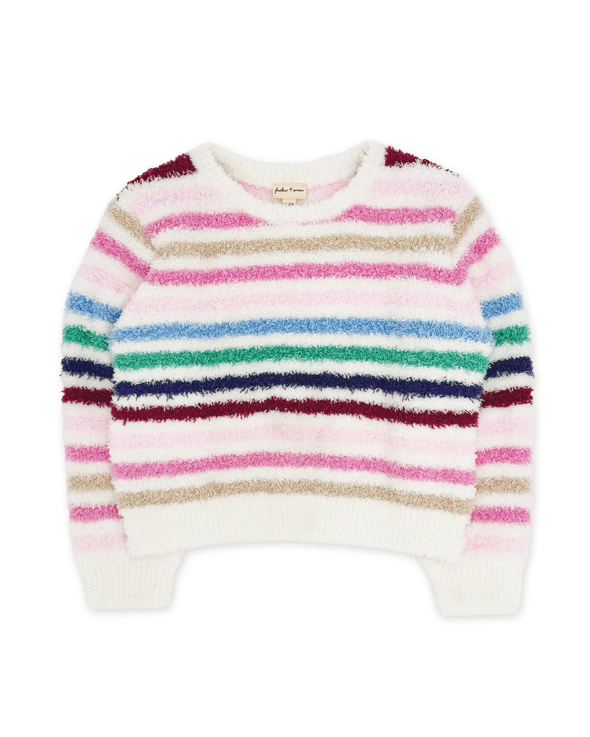 Dreamer Stripe Sweater - Multi Stripe Plush - Feather 4 Arrow