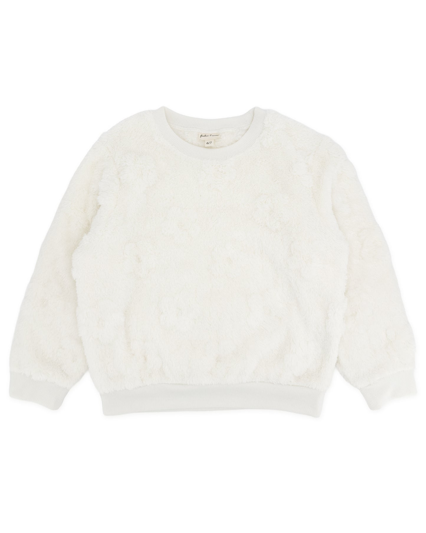 Snuggle Daisy Top - Ivory Plush - Feather 4 Arrow