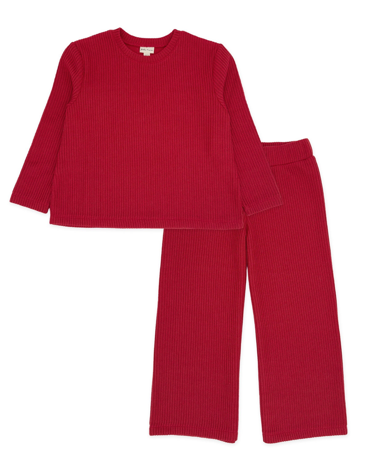 Woodland Sweater Knit Set - Red Velvet - Feather 4 Arrow