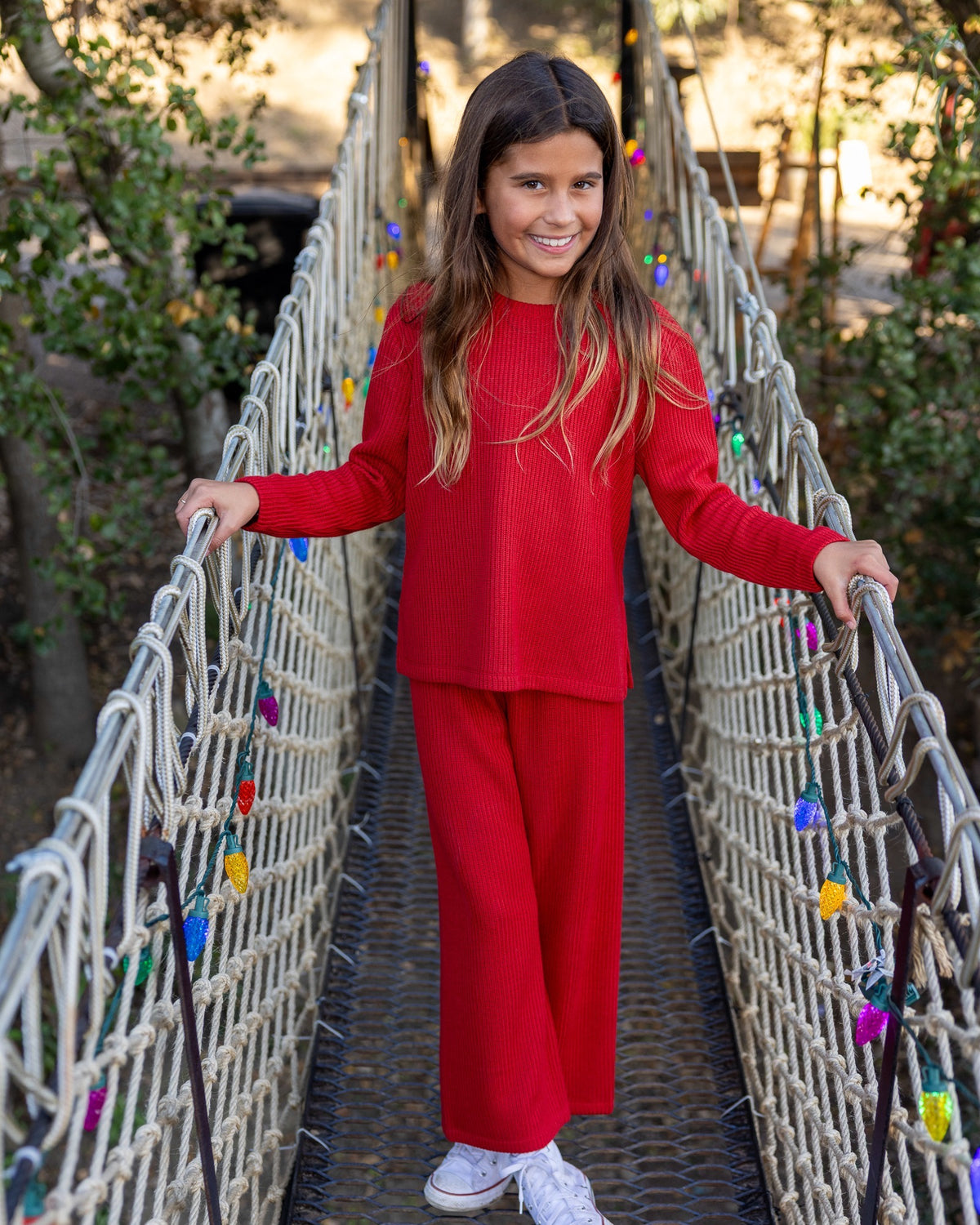 Woodland Sweater Knit Set - Red Velvet - Feather 4 Arrow