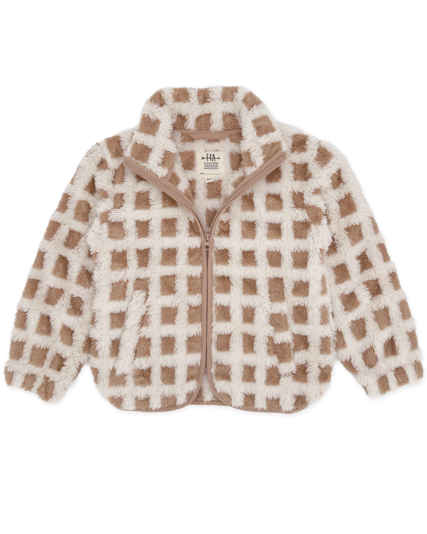 Parker Sherpa Jacket - Saddle - Feather 4 Arrow