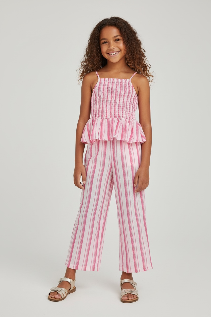 Playa Pant - Pink Stripe - Feather 4 Arrow