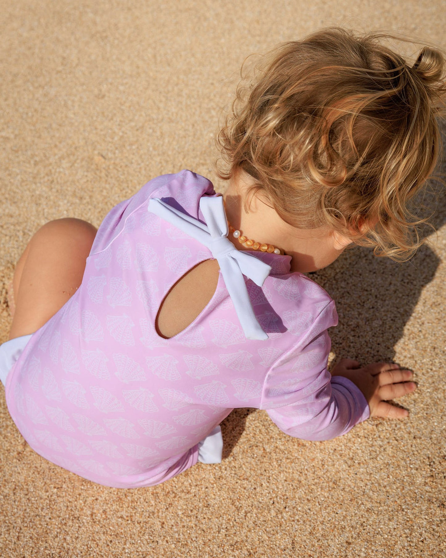 Coastal Cutie One-Piece Rashguard  - Shell Yeah - Feather 4 Arrow