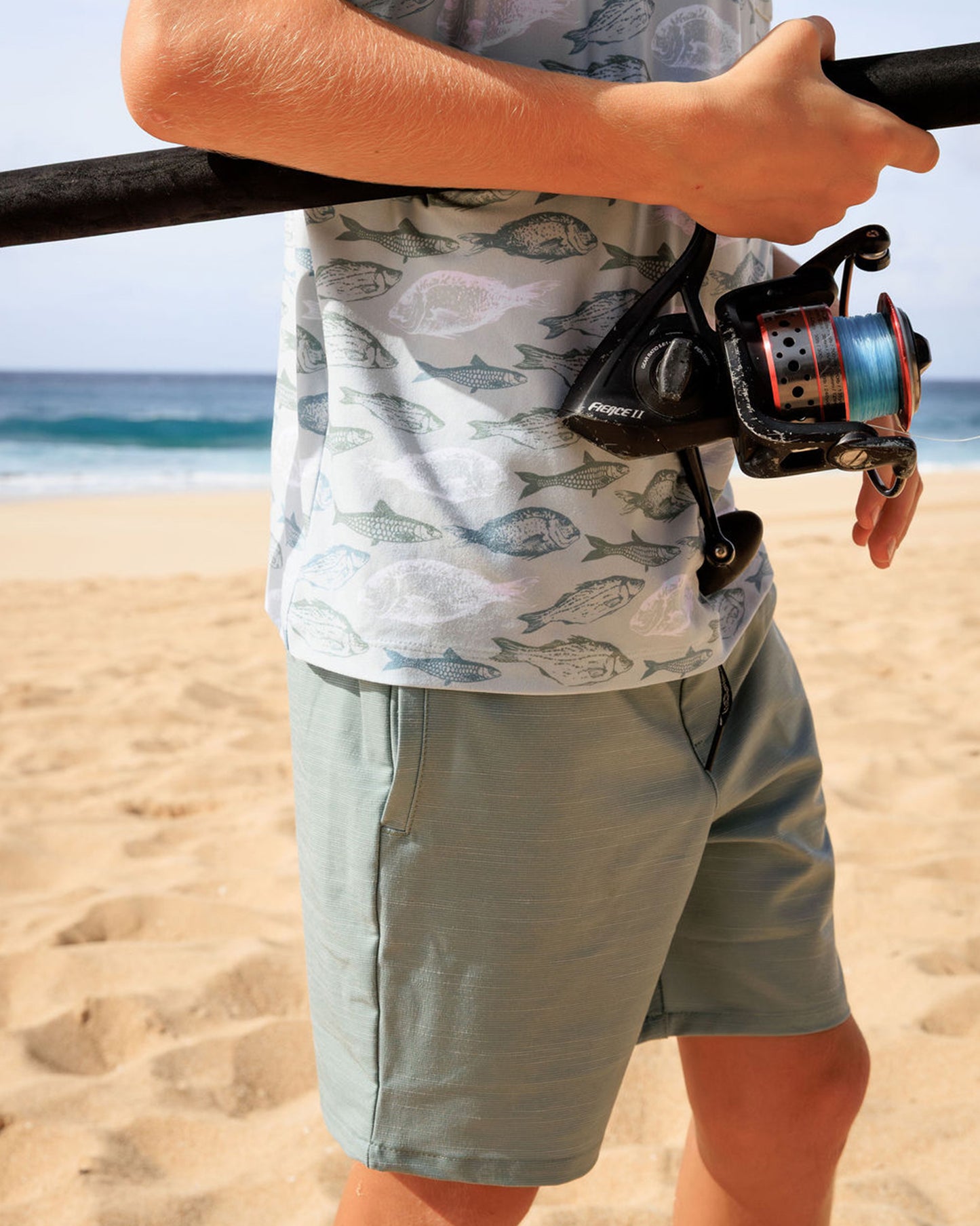 Buckle Up Hybrid Short - Mineral Green - Feather 4 Arrow