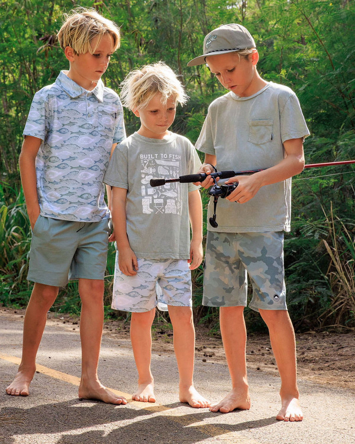 High Tide Pocket Tee - Lily Pad - Feather 4 Arrow