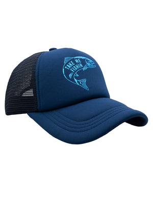 
                
                    Load image into Gallery viewer, TAKE ME FISHIN&amp;#39; TRUCKER HAT
                
            